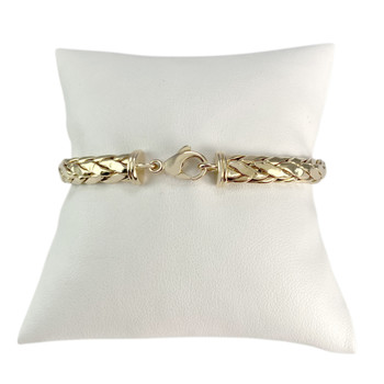 Bracelet d'occasion or 375 jaune 18.5 cm