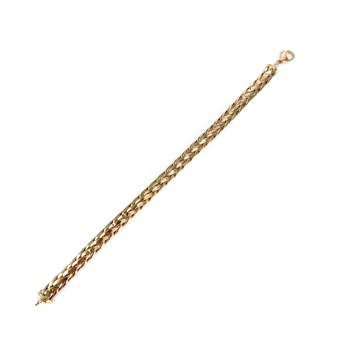 Bracelet d'occasion or 375 jaune 18.5 cm - vue 3