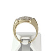 Bague d'occasion or 750 jaune diamants - vue V3