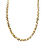 Collier d'occasion 2 ors 750 maille corde 62 cm - vue 1