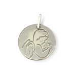Pendentif d'occasion or 375 blanc - vue 1