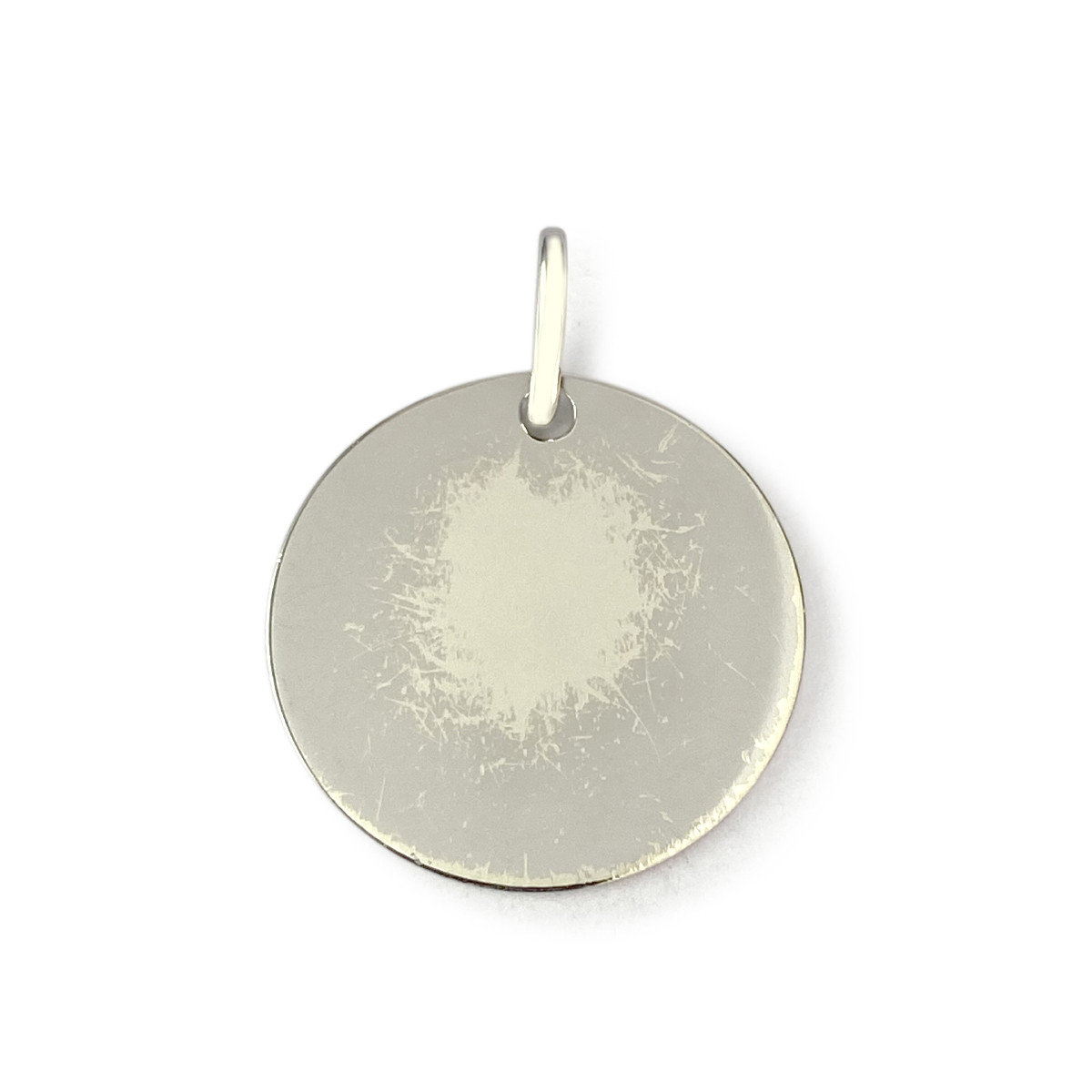 Pendentif d'occasion or 375 blanc - vue 2