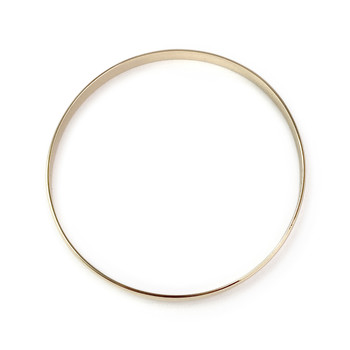 Bracelet jonc d'occasion or 750 jaune 65 mm