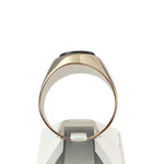 Tweedehands zegelring van 750 geelgoud met onyx - afbeelding 3