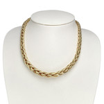 Collier d'occasion or 750 jaune maille palmier 45 cm - vue 2