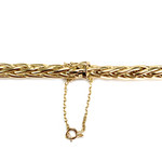Collier d'occasion or 750 jaune maille palmier 45 cm - vue 3