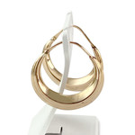 Boucles d'oreilles d'occasion or 750 jaune - vue 2