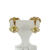 Boucles d'oreilles d'occasion or 750 jaune - vue V3
