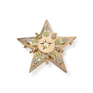 Broche d'occasion 3 ors 750 perle