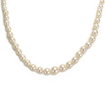 Collier d'occasion or 750 jaune perles de culture du Japon 43 cm - vue 1