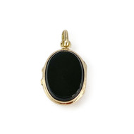 Pendentif d'occasion or 750 jaune onyx