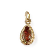 Pendentif d'occasion or 750 jaune 1 quartz