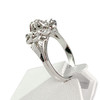 Bague d'occasion or 750 blanc diamant - vue V2