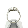 Bague d'occasion or 750 blanc diamants - vue V3