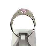 Bague d'occasion or 750 blanc zirconias - vue 3