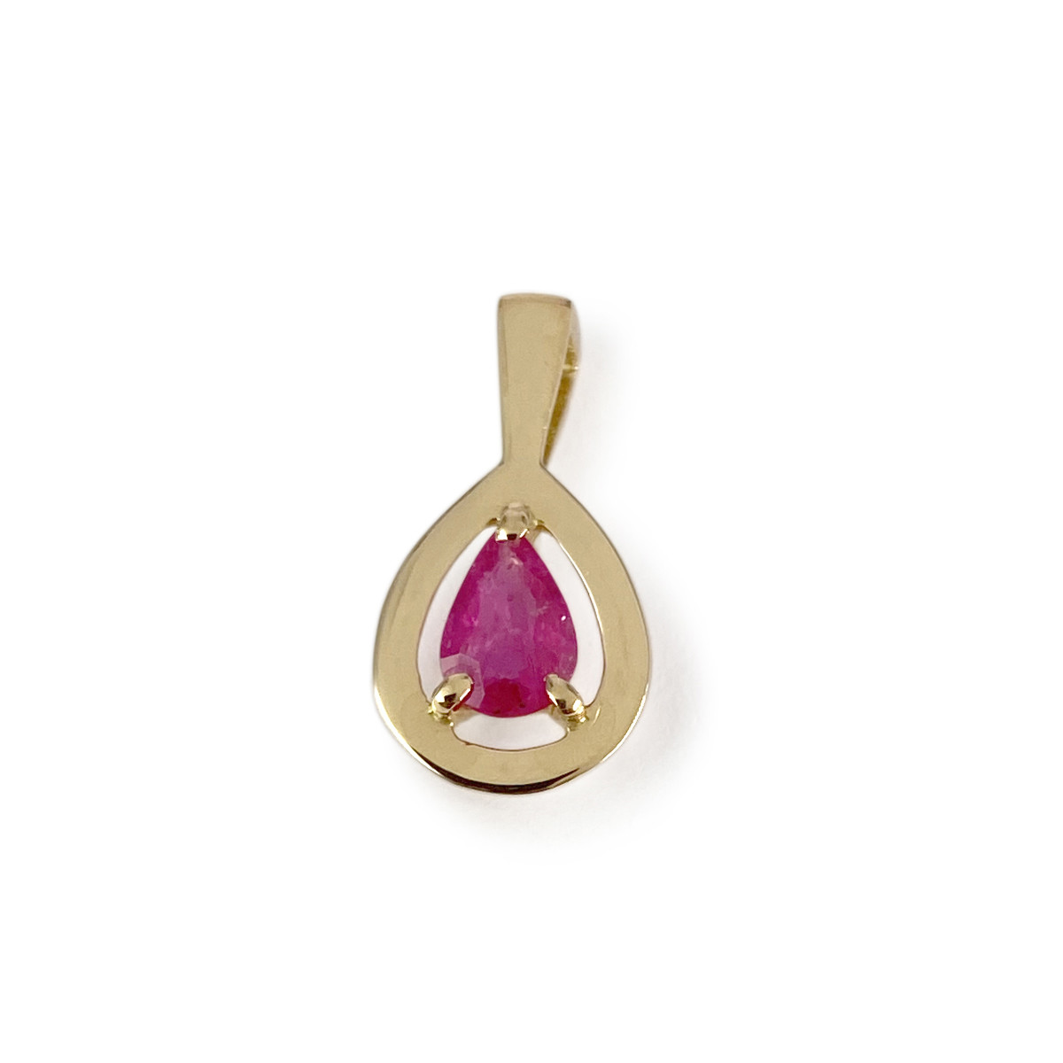 Pendentif d'occasion or 750 jaune rubis