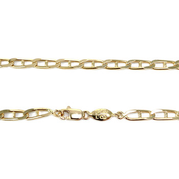 Collier d'occasion or 750 jaune maille marine 70 cm