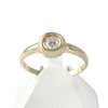 Bague d'occasion or 750 jaune diamant - vue V1