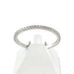 Bague d'occasion or 750 blanc diamants - vue 1