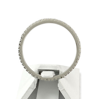 Bague d'occasion or 750 blanc diamants