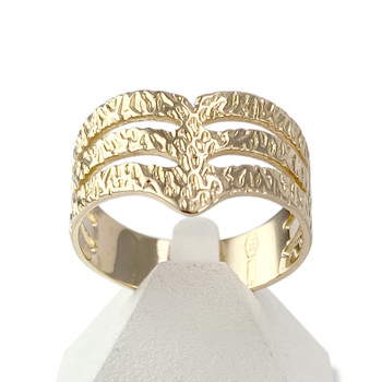 Tweedehands 750 geelgouden ring