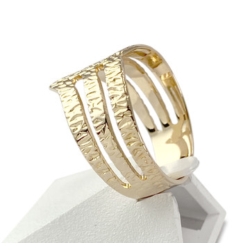 Tweedehands 750 geelgouden ring