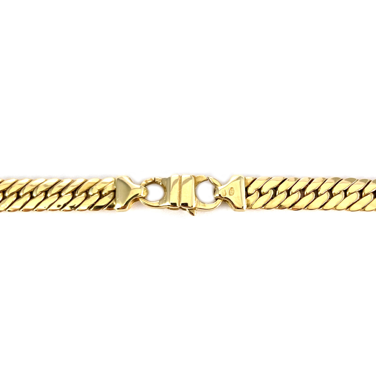 Collier d'occasion or 750 jaune maille anglaise 43 cm - vue 3