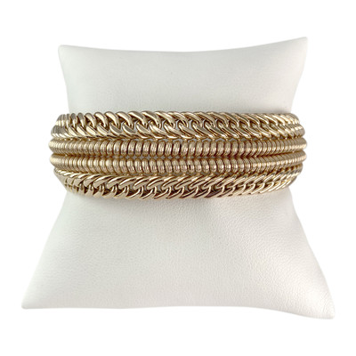 Bracelet d'occasion or 750 jaune 20.50 cm