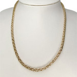 Collier d'occasion or 750 jaune maille palmier 47 cm - vue 2