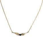 Collier d'occasion or 750 jaune saphir, 41cm - vue 1