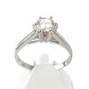 Bague d'occasion or 750 blanc diamant - vue V1