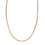 Collier d'occasion or 750 jaune maille gourmette 56cm - vue 1