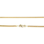 Collier d'occasion or 750 jaune maille gourmette 56cm - vue 3