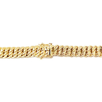 Collier d'occasion or 750 jaune maille américaine 46cm