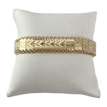 Bracelet d'occasion or 585 jaune 20 cm