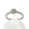 Bague d'occasion or 750 blanc diamants - vue V1