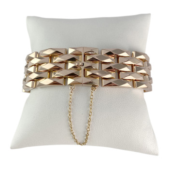 Bracelet d'occasion or 750 rose 18cm