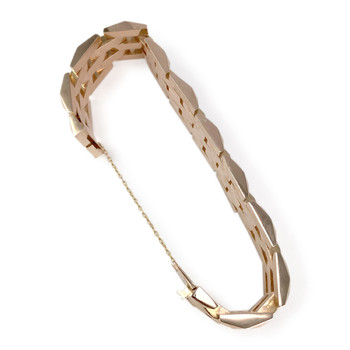 Bracelet d'occasion or 750 rose 18cm