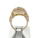 Bague d'occasion or 750 jaune citrine - vue 3