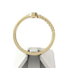 Bague d'occasion or 750 jaune saphir rose - vue V3