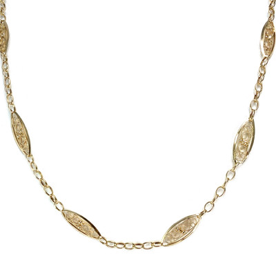 Collier d'occasion or 750 jaune 60 cm