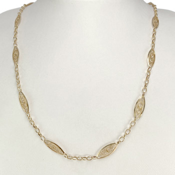 Collier d'occasion or 750 jaune 60 cm