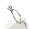 Solitaire d'occasion or 750 blanc diamant 0.65 carat - vue V2