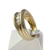 Bague d'occasion or 750 jaune diamants - vue V2