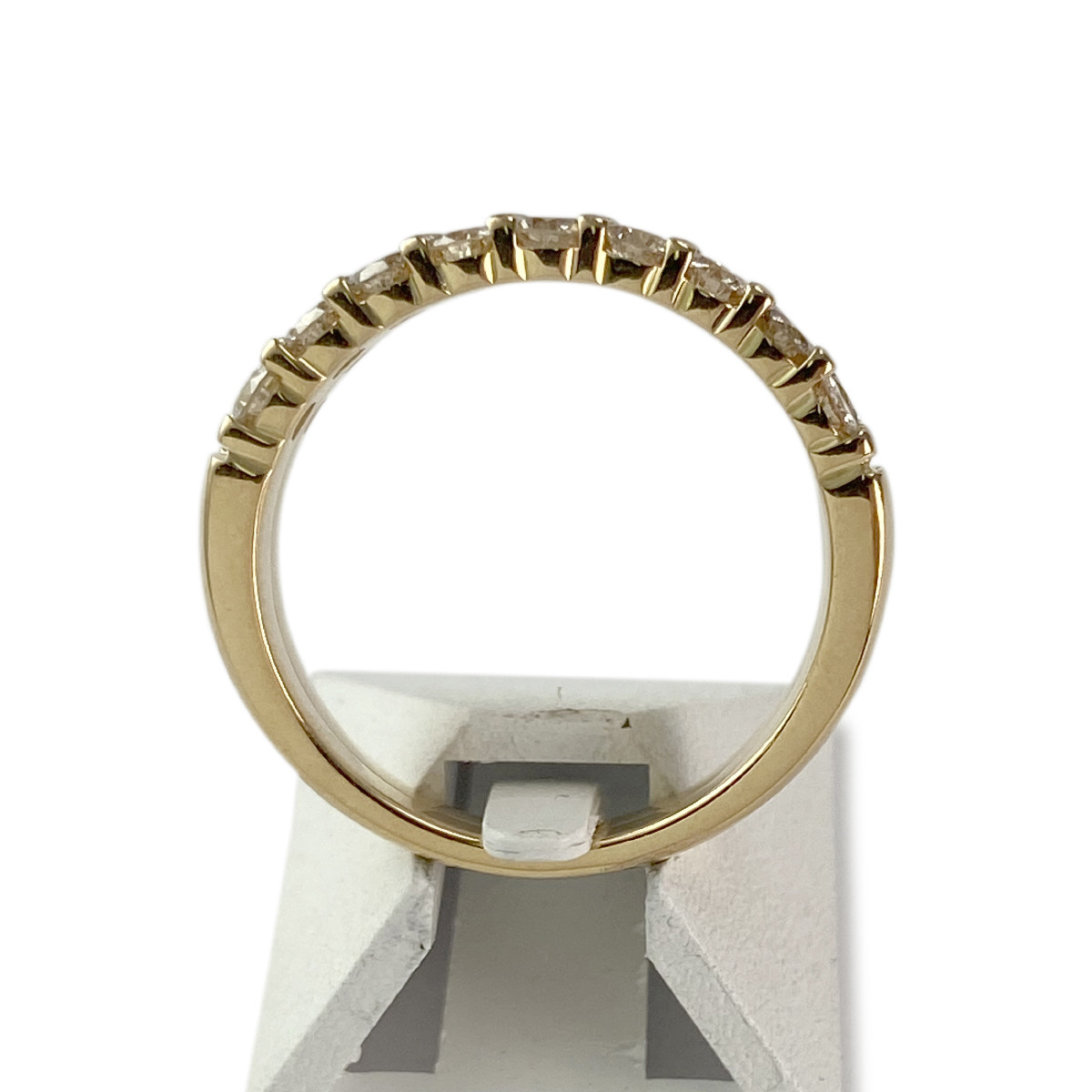 Bague d'occasion or 750 jaune diamants - vue 3