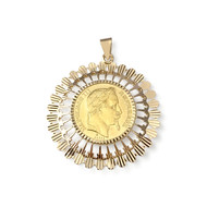 Pendentif d'occasion or 750 jaune