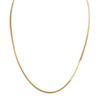 Chaine d'occasion or 750 jaune maille gourmette 60 cm - vue V1