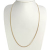 Chaine d'occasion or 750 jaune maille gourmette 60 cm - vue V2