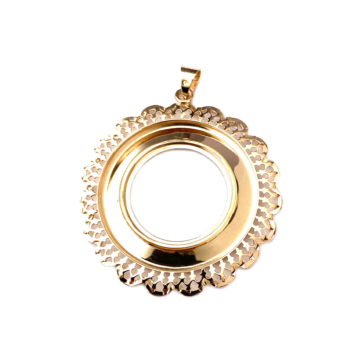 Pendentif d'occasion or 750 jaune - vue 2