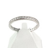 Bague d'occasion or 750 blanc zirconias - vue V1